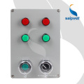 Caja de la estación de control del interruptor de botón de aluminio Saipwell IP65 IP65 de 1 orificio de aluminio